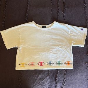 Multi Color Logo Champion Tee